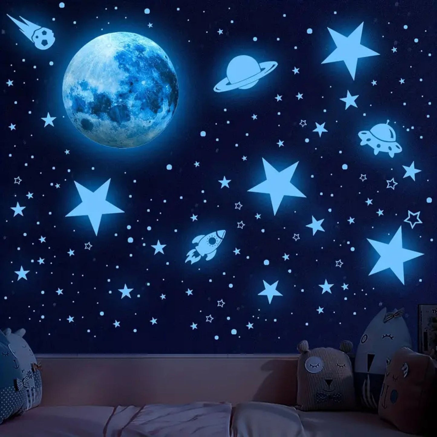 Glow in The Dark Stars for Ceiling Stickers