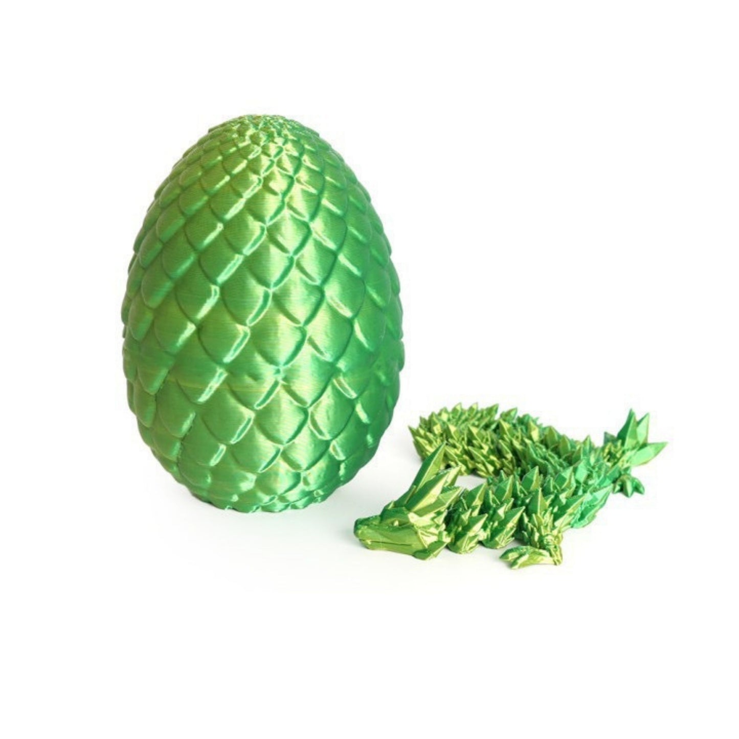 3D Printed Crystal Dragon Egg with Dragon Inside