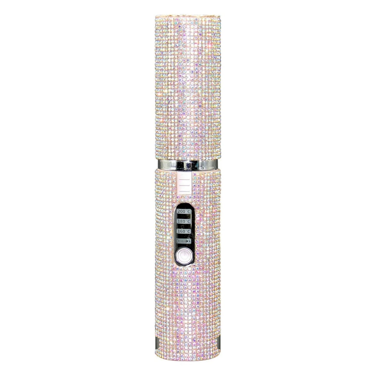 Glittering Flat Iron 2 in 1 Curling Iron With USB Cordless & Rechargeable
