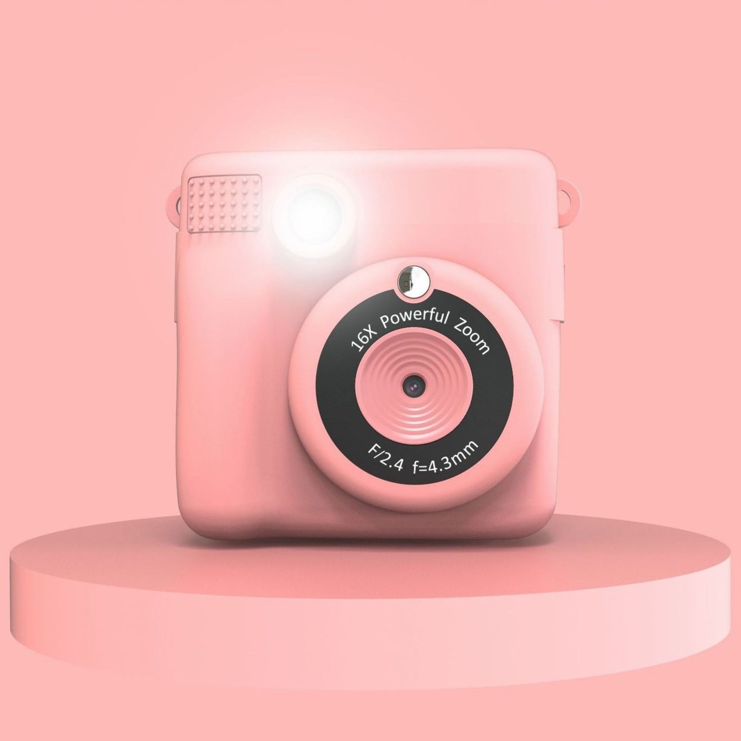 Instant Print Camera for Kids Selfie Digital Portable Camera 1080P HD