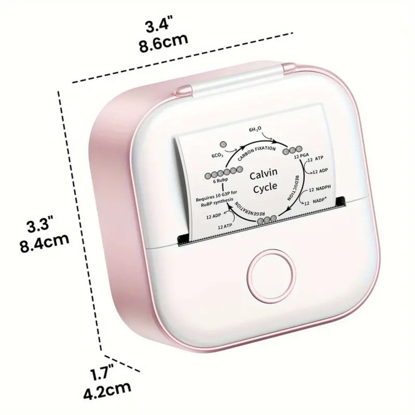 Mini Inkless Thermal Portable Bluetooth Sticker Printer