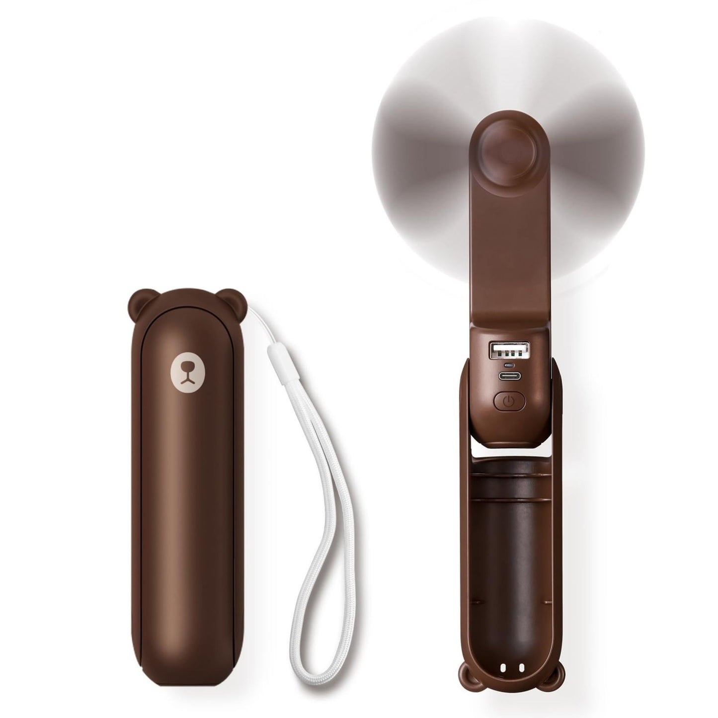 Mini Fan, 3 IN 1 USB Rechargeable Portable Fan