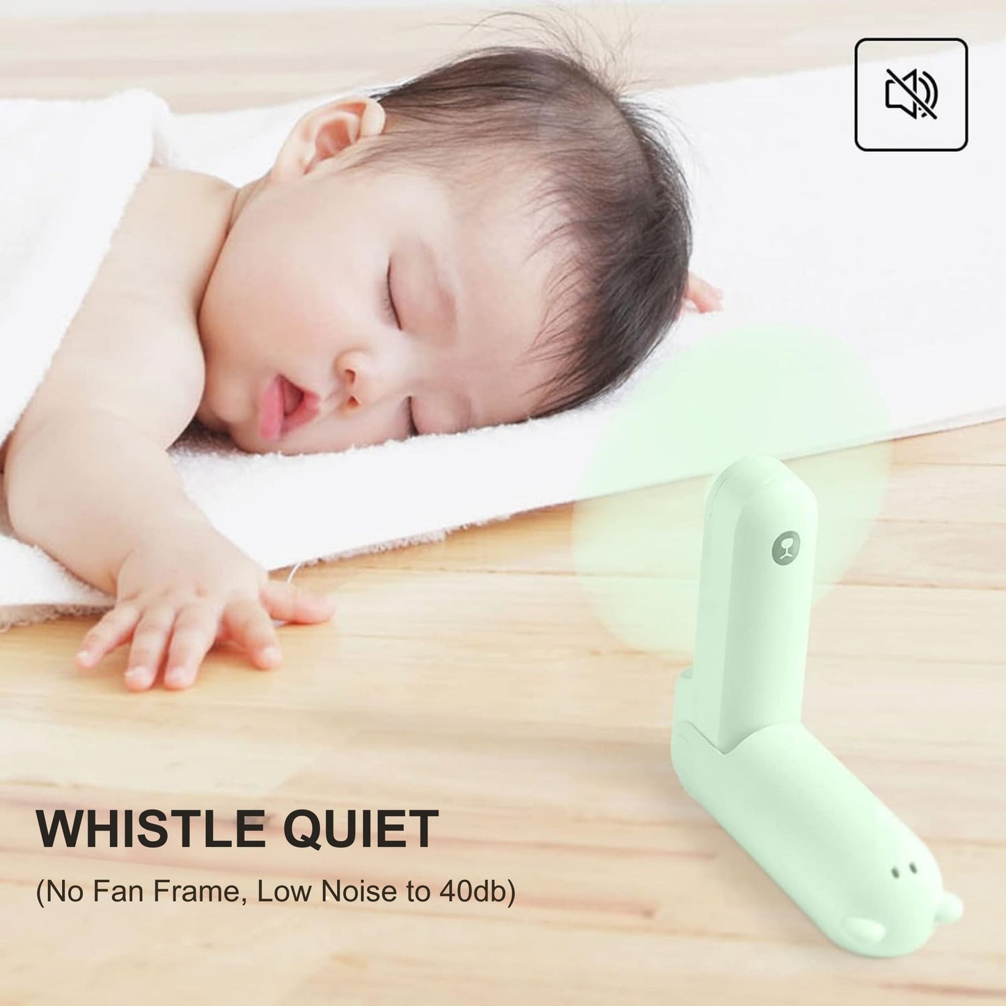 Mini Fan, 3 IN 1 USB Rechargeable Portable Fan