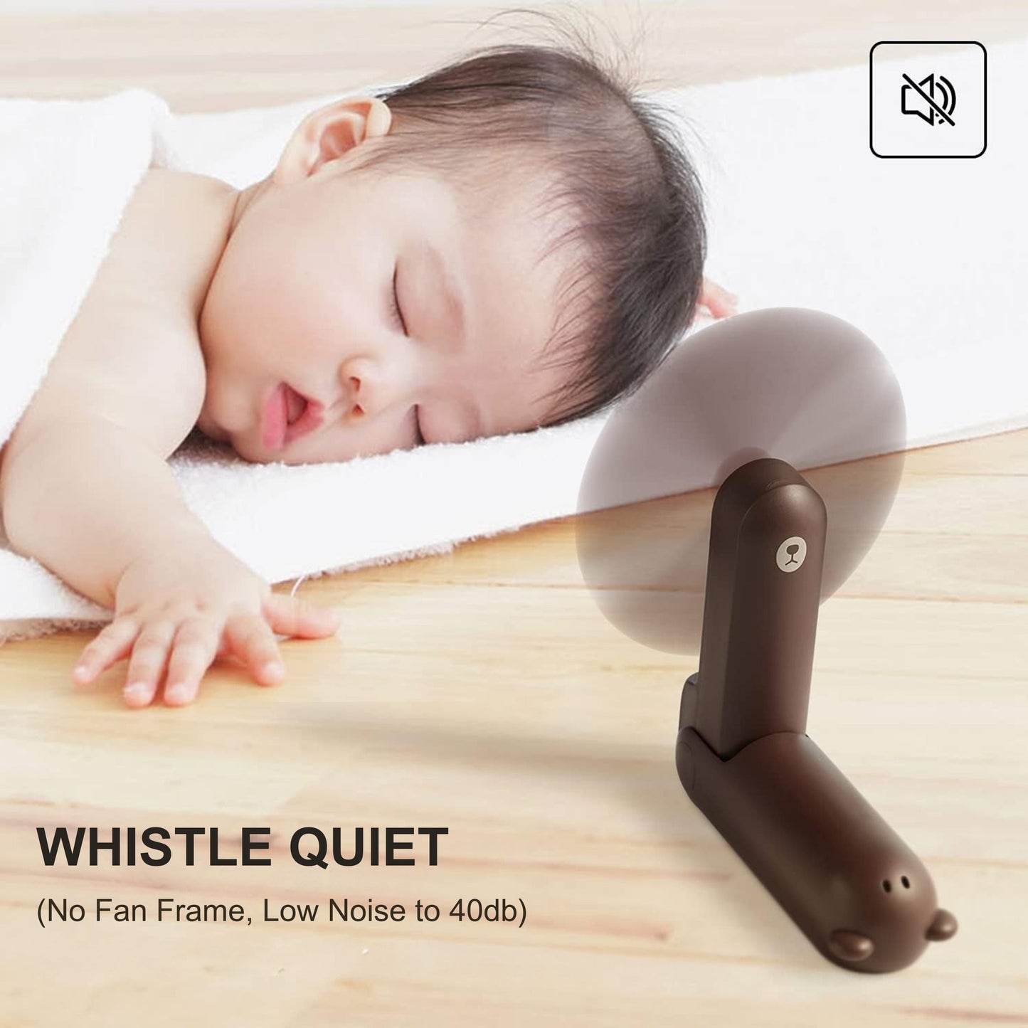 Mini Fan, 3 IN 1 USB Rechargeable Portable Fan