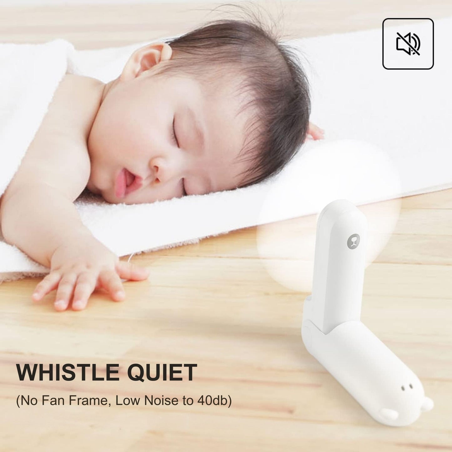 Mini Fan, 3 IN 1 USB Rechargeable Portable Fan