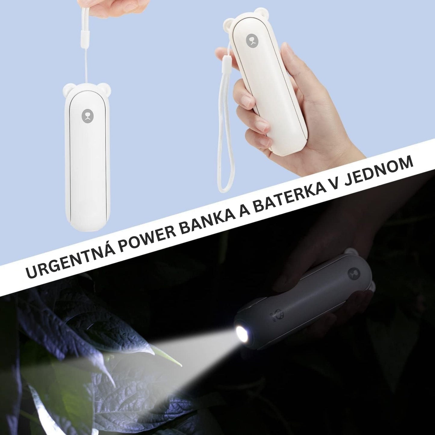 Mini Fan, 3 IN 1 USB Rechargeable Portable Fan