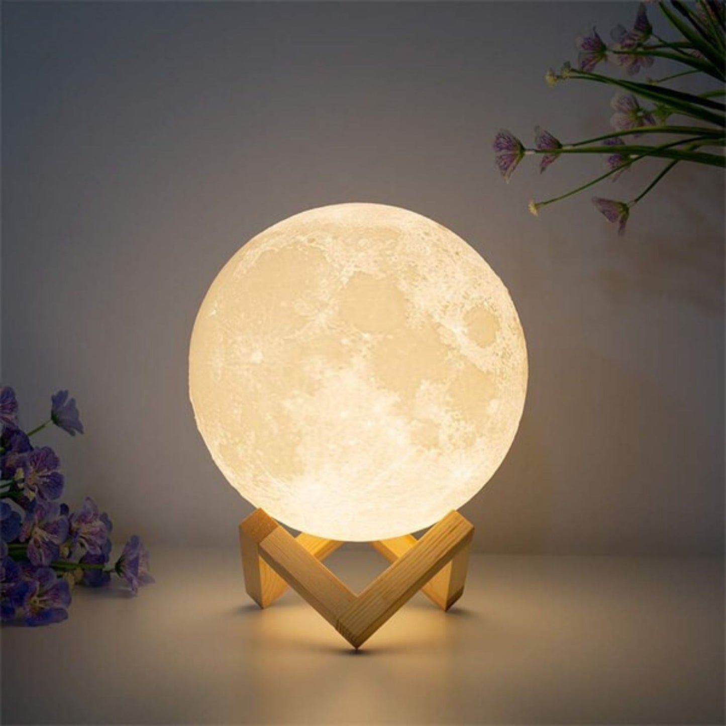 Moon Shaped Lamp LED Galaxy Light