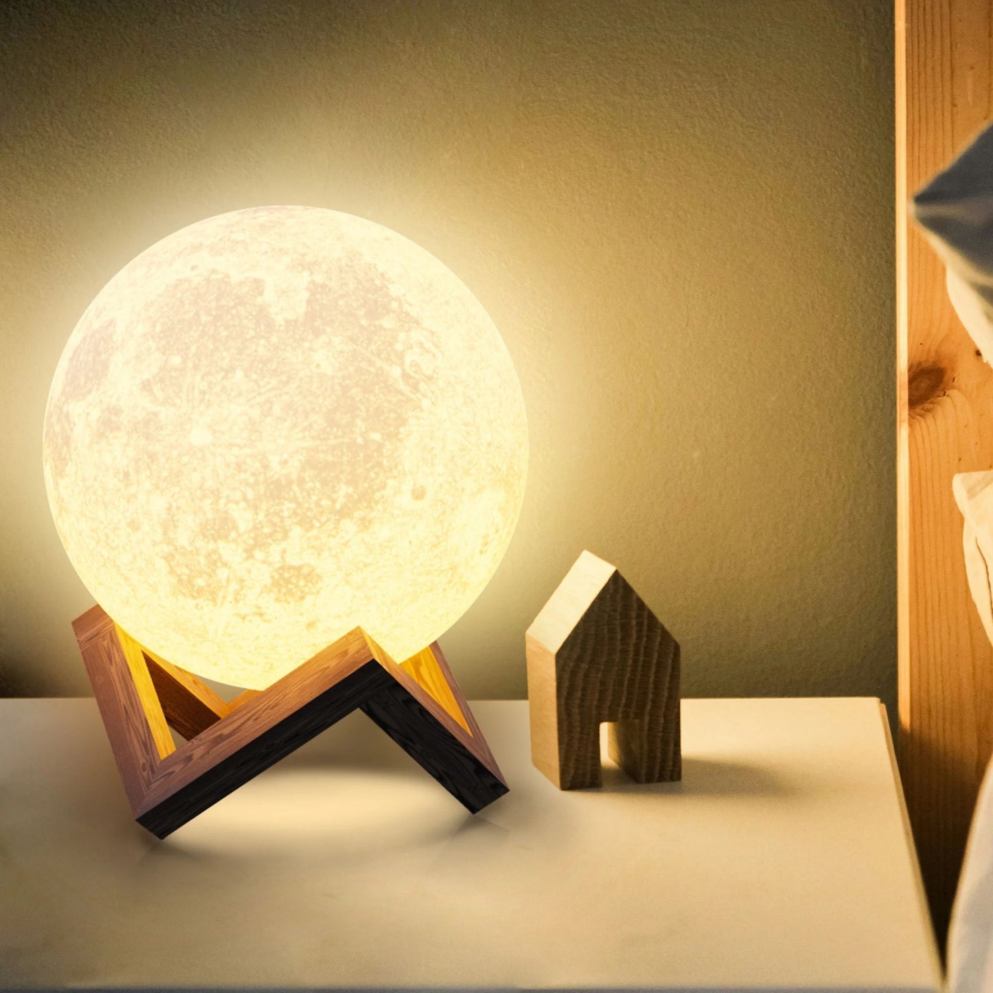 Moon Shaped Lamp LED Galaxy Light