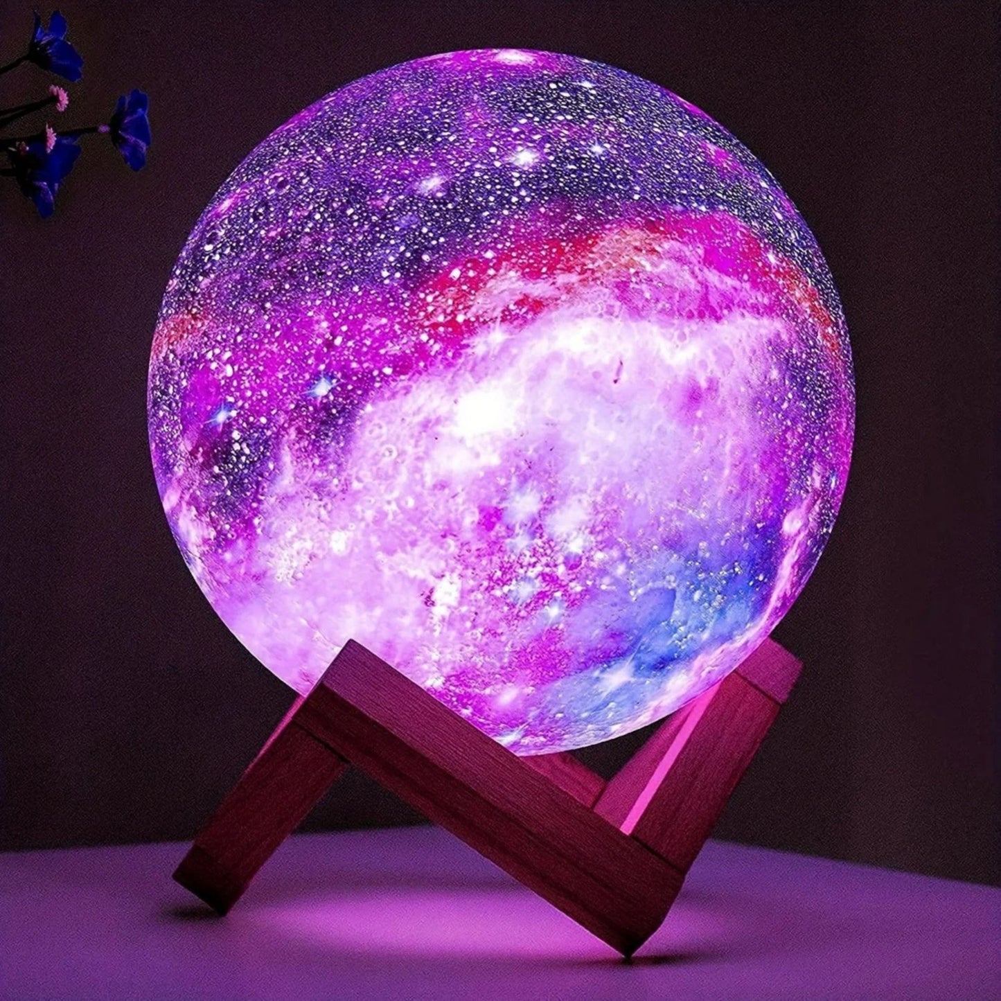 Moon Shaped Lamp LED Galaxy Light