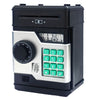 Piggy Bank with Password and Fingerprint Unlocking Simulation for Kids