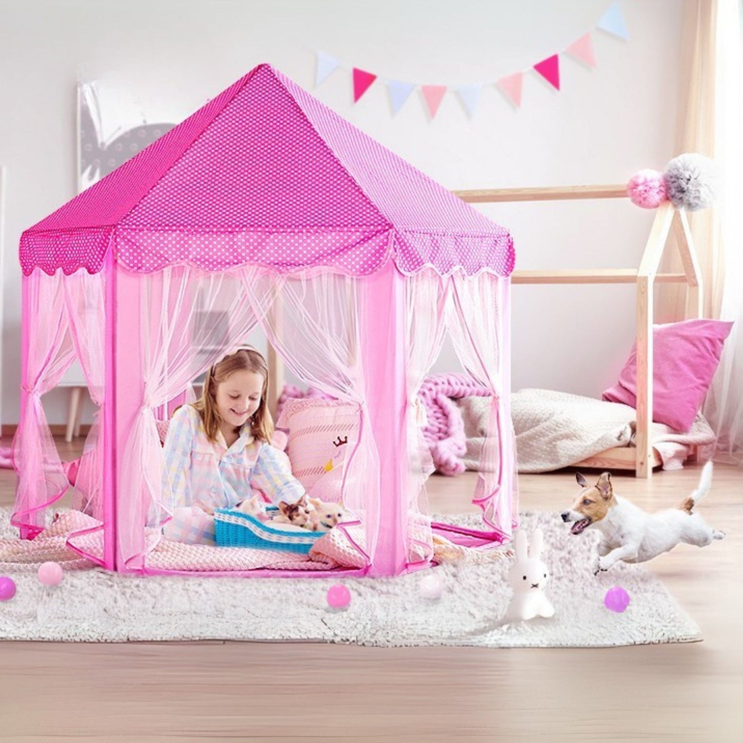 Princess Castle Kids Tent Playhouse for Kids