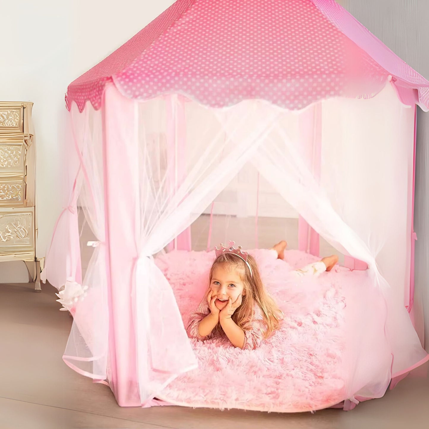 Princess Castle Kids Tent Playhouse for Kids