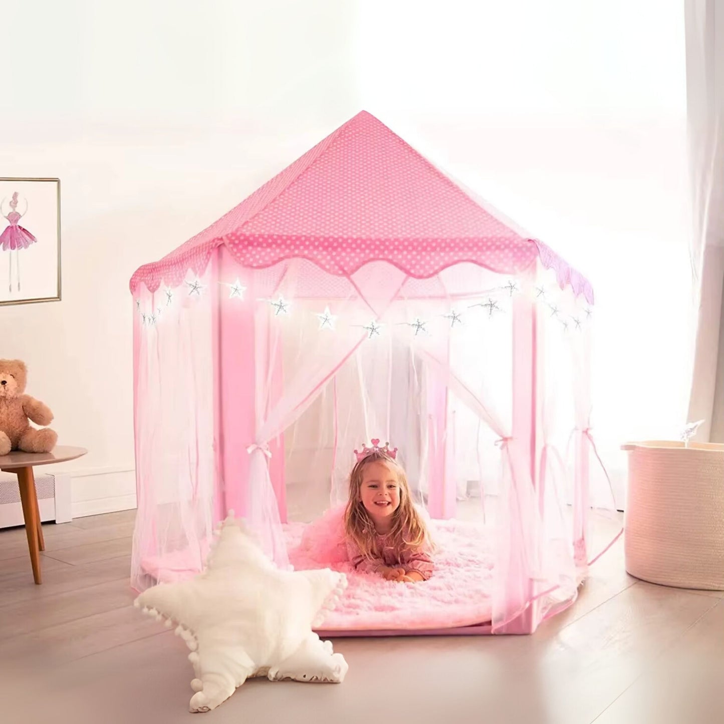 Princess Castle Kids Tent Playhouse for Kids