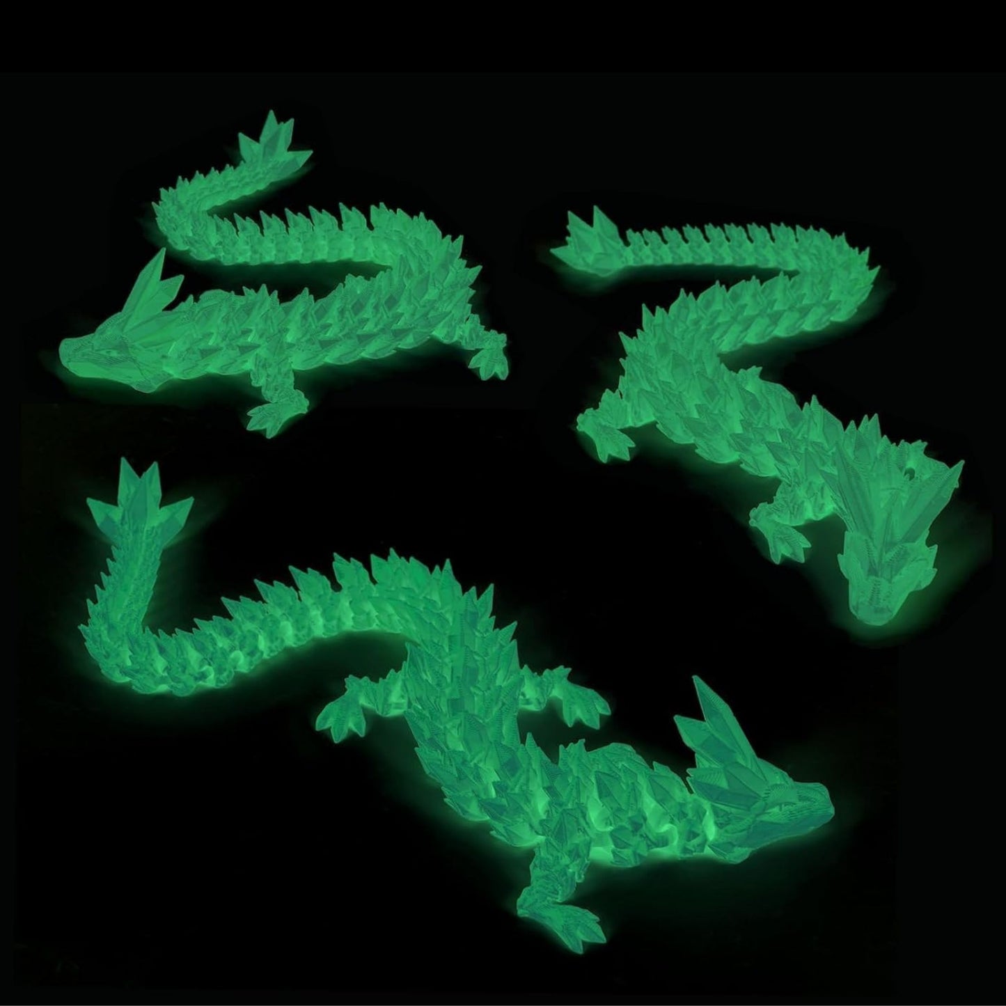 3D Printed Crystal Dragon Egg with Dragon Inside