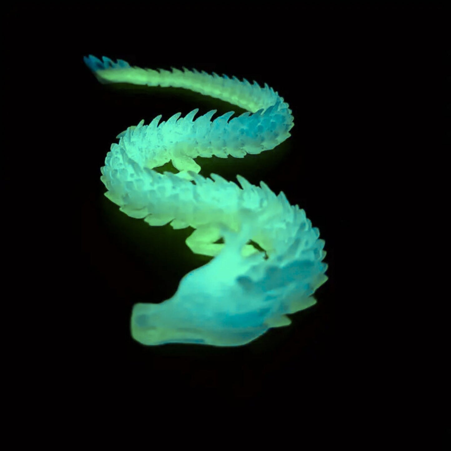 3D Printed Crystal Dragon Egg with Dragon Inside