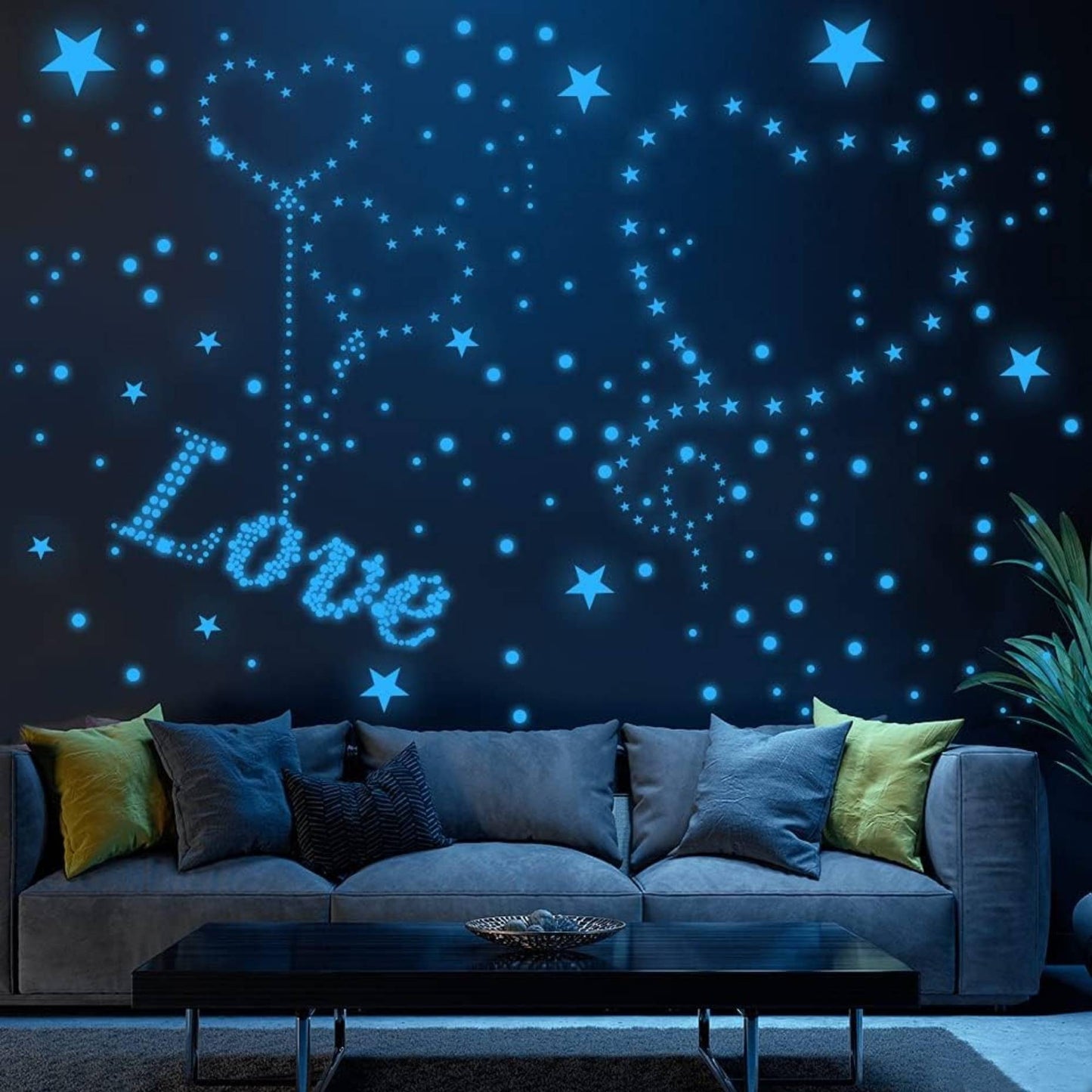 Glow in The Dark Stars for Ceiling Stickers