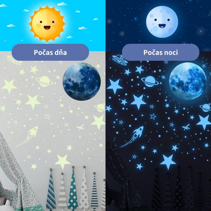 Glow in The Dark Stars for Ceiling Stickers