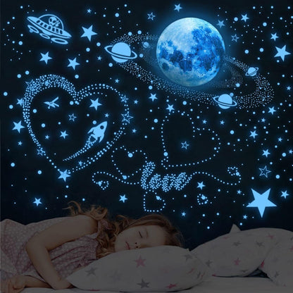Glow in The Dark Stars for Ceiling Stickers