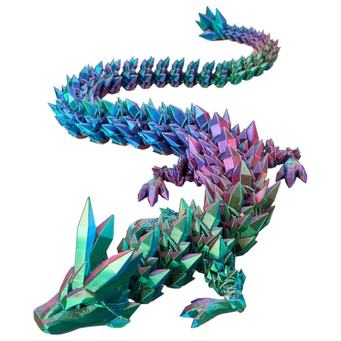 3D Printed Crystal Dragon Egg with Dragon Inside