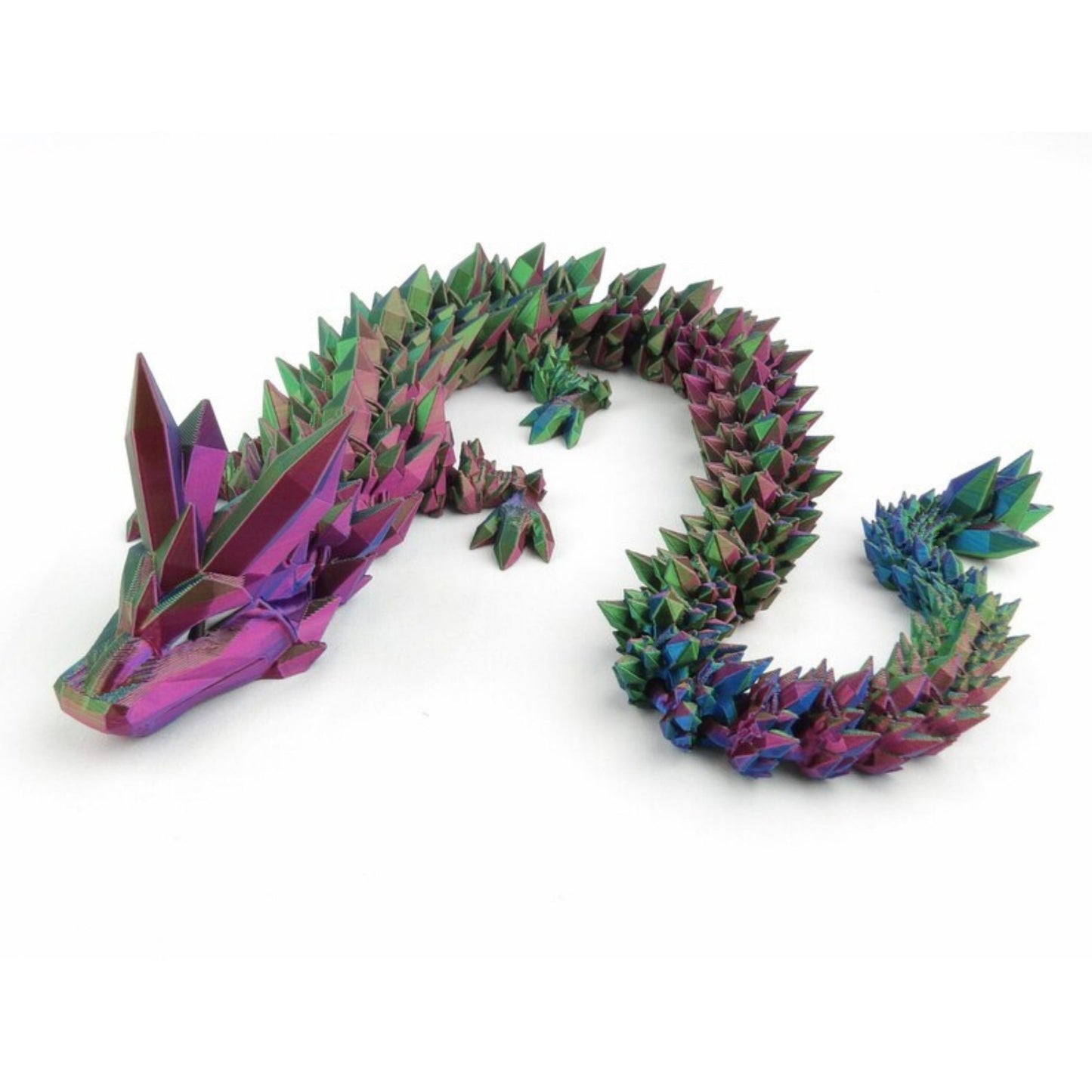 3D Printed Crystal Dragon Egg with Dragon Inside