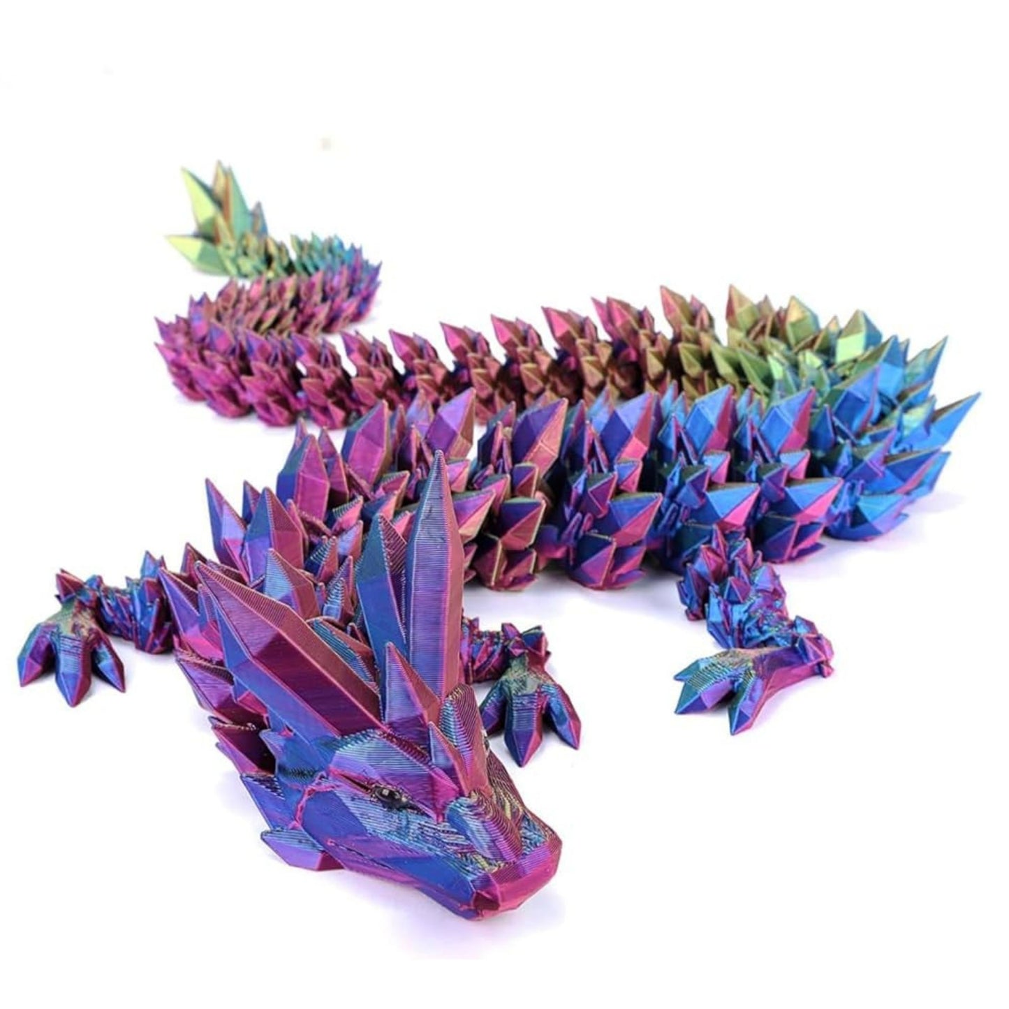 3D Printed Crystal Dragon Egg with Dragon Inside