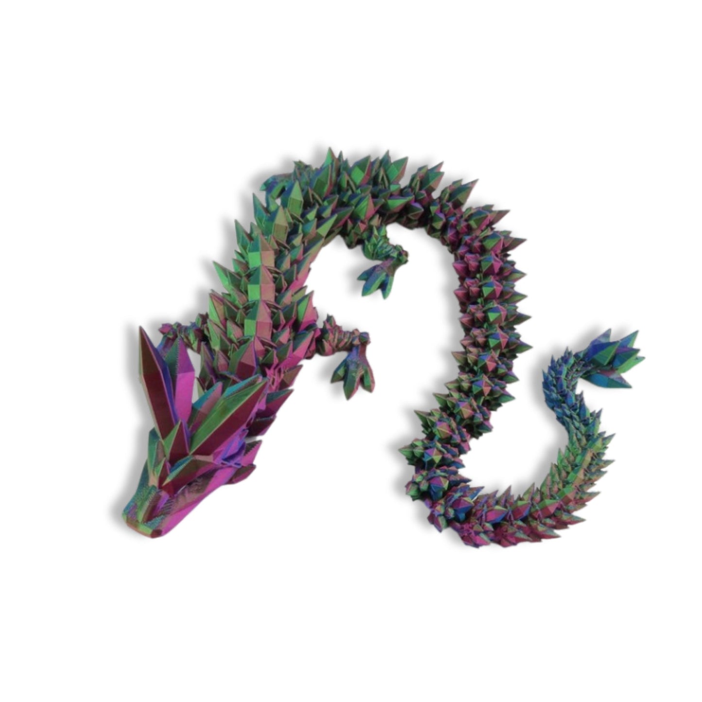 3D Printed Crystal Dragon Egg with Dragon Inside