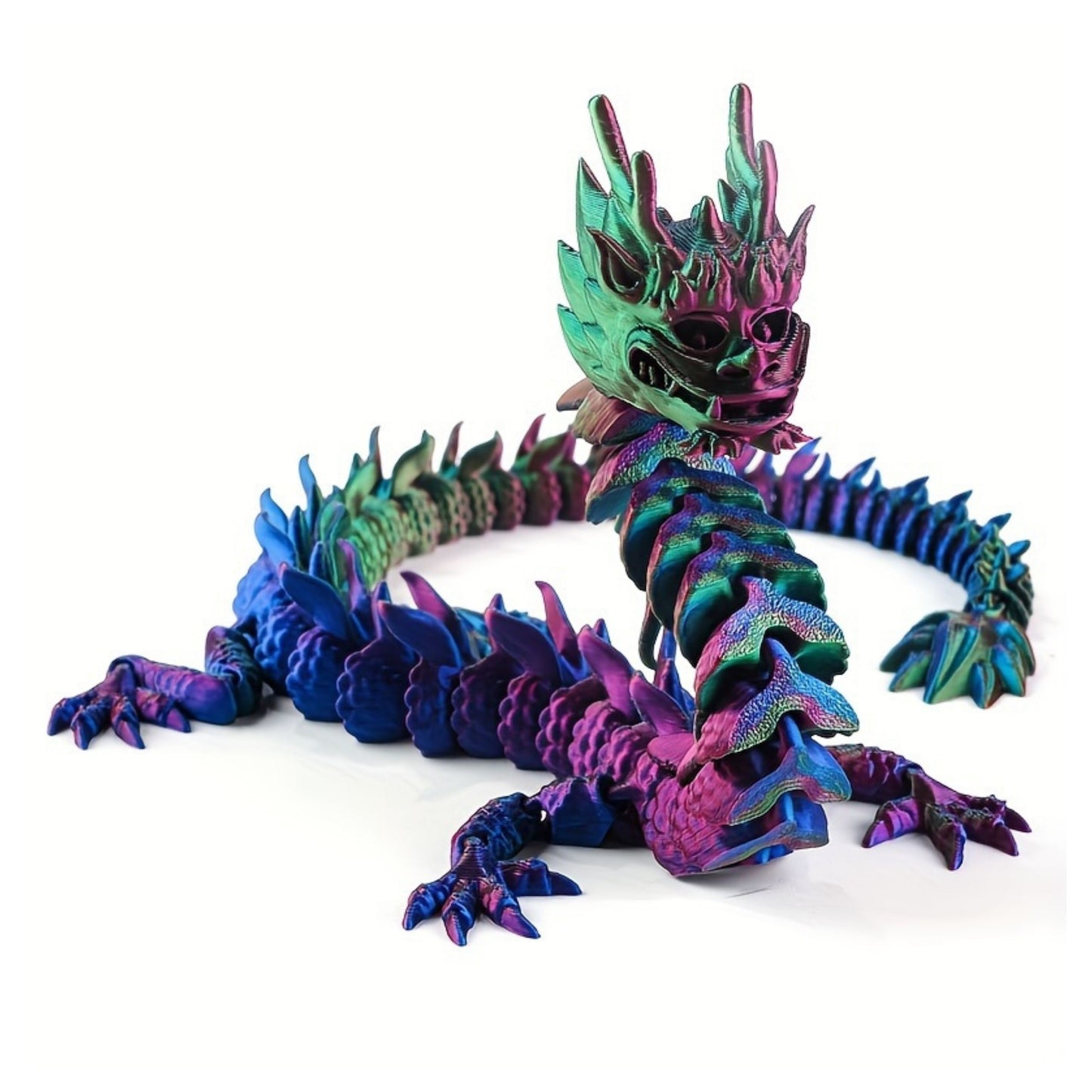 3D Printed Crystal Dragon Egg with Dragon Inside