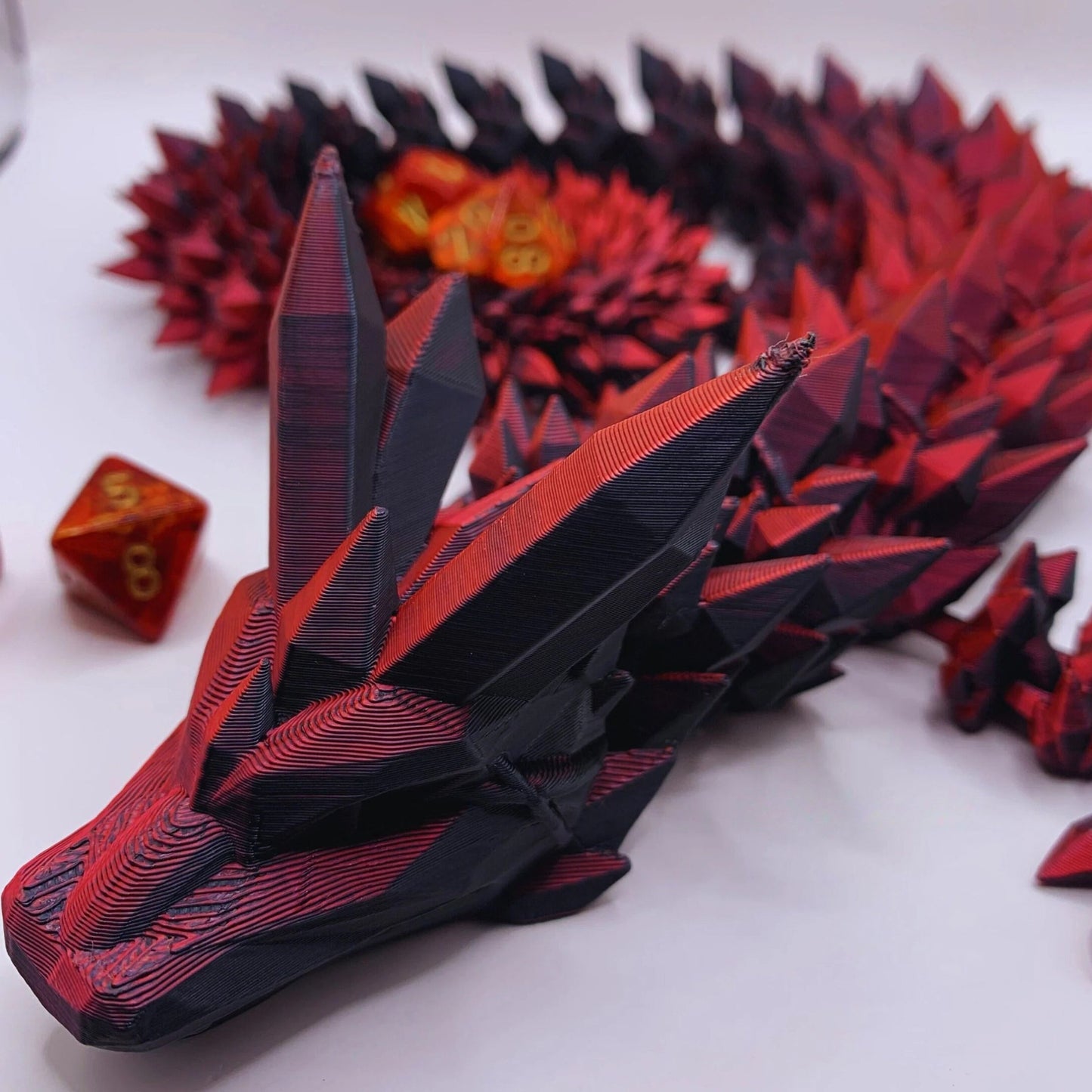 3D Printed Crystal Dragon Egg with Dragon Inside