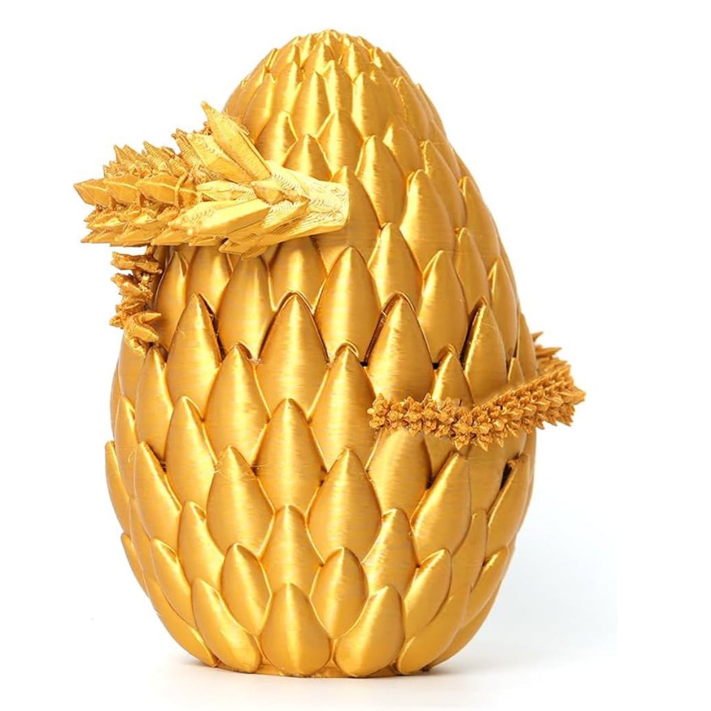 3D Printed Crystal Dragon Egg with Dragon Inside