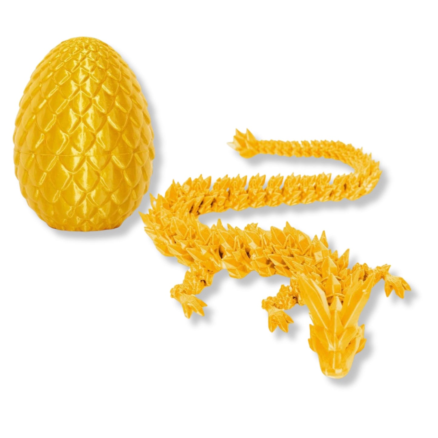 3D Printed Crystal Dragon Egg with Dragon Inside