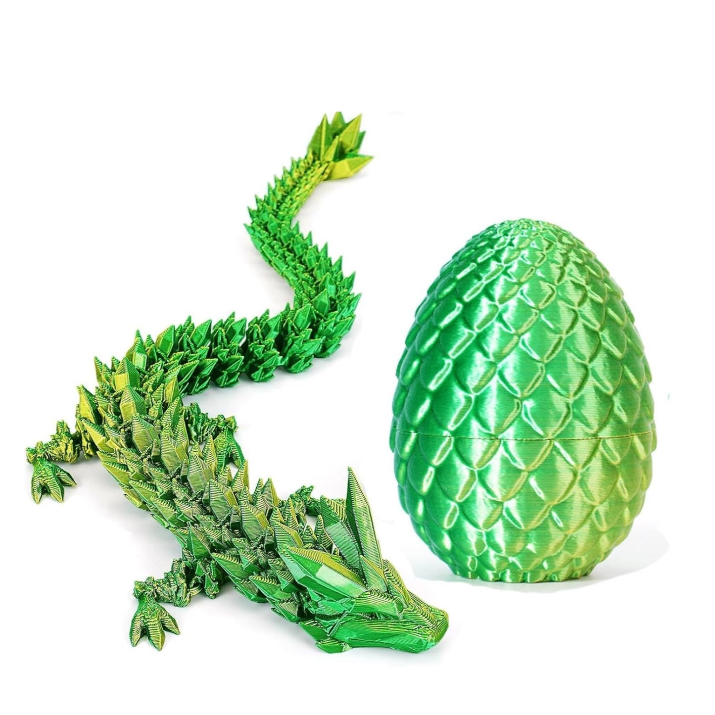 3D Printed Crystal Dragon Egg with Dragon Inside
