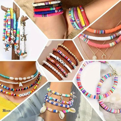Colourful Polymer Clay bracelet making kits for Bracelets Making Friendship Bracelets