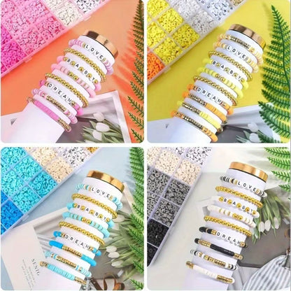 Colourful Polymer Clay bracelet making kits for Bracelets Making Friendship Bracelets