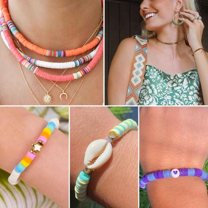 Colourful Polymer Clay bracelet making kits for Bracelets Making Friendship Bracelets