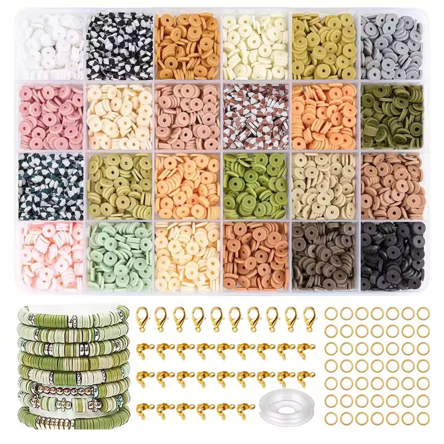 Colourful Polymer Clay bracelet making kits for Bracelets Making Friendship Bracelets