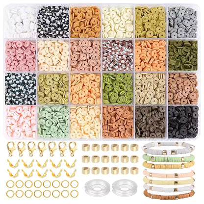 Colourful Polymer Clay bracelet making kits for Bracelets Making Friendship Bracelets