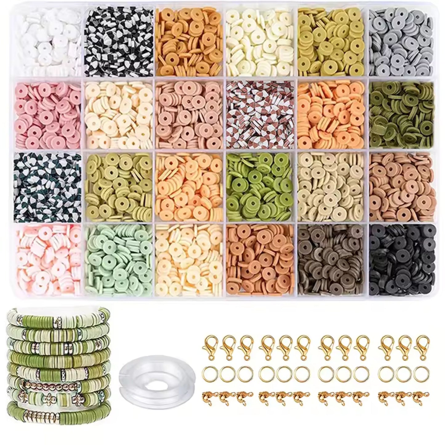 Colourful Polymer Clay bracelet making kits for Bracelets Making Friendship Bracelets