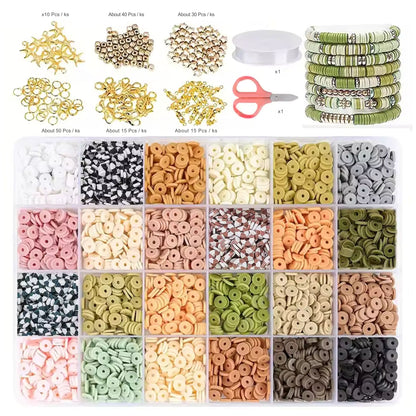 Colourful Polymer Clay bracelet making kits for Bracelets Making Friendship Bracelets