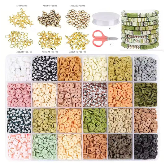 Colourful Polymer Clay bracelet making kits for Bracelets Making Friendship Bracelets