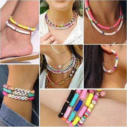 Colourful Polymer Clay bracelet making kits for Bracelets Making Friendship Bracelets