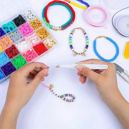 Colourful Polymer Clay bracelet making kits for Bracelets Making Friendship Bracelets