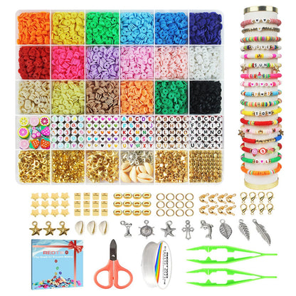 Colourful Polymer Clay bracelet making kits for Bracelets Making Friendship Bracelets
