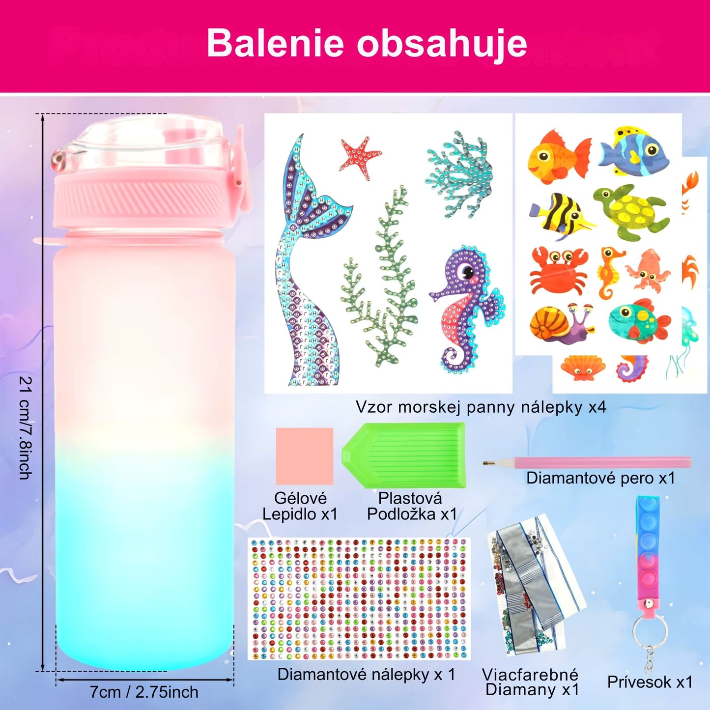 Decorate Your Own Water Bottle Kits