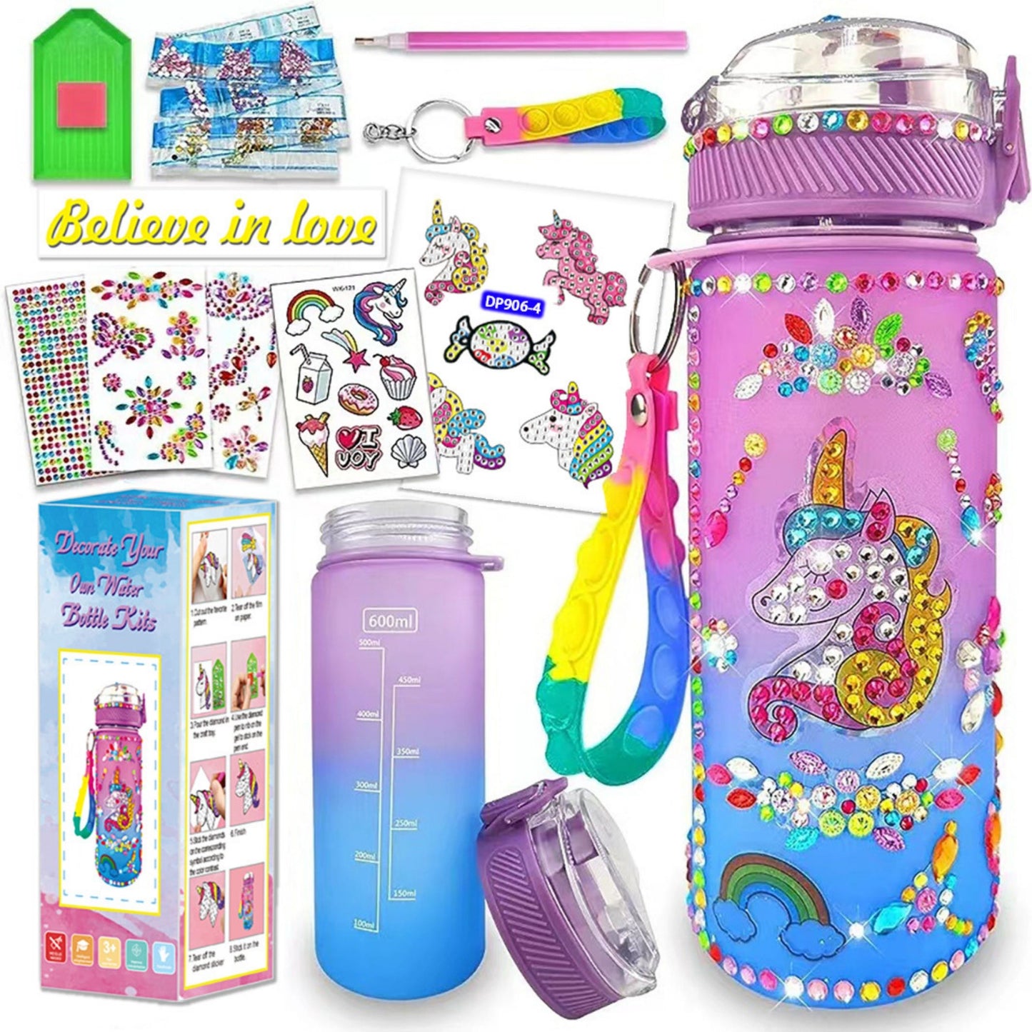 Decorate Your Own Water Bottle Kits
