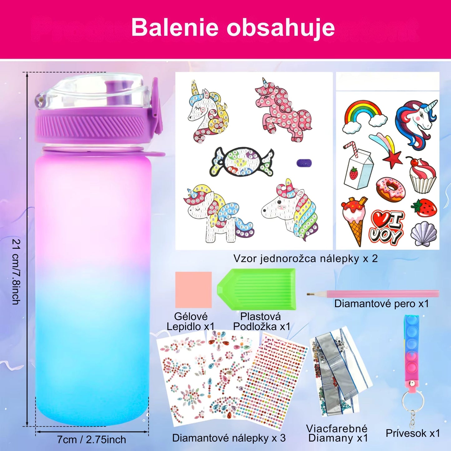 Decorate Your Own Water Bottle Kits