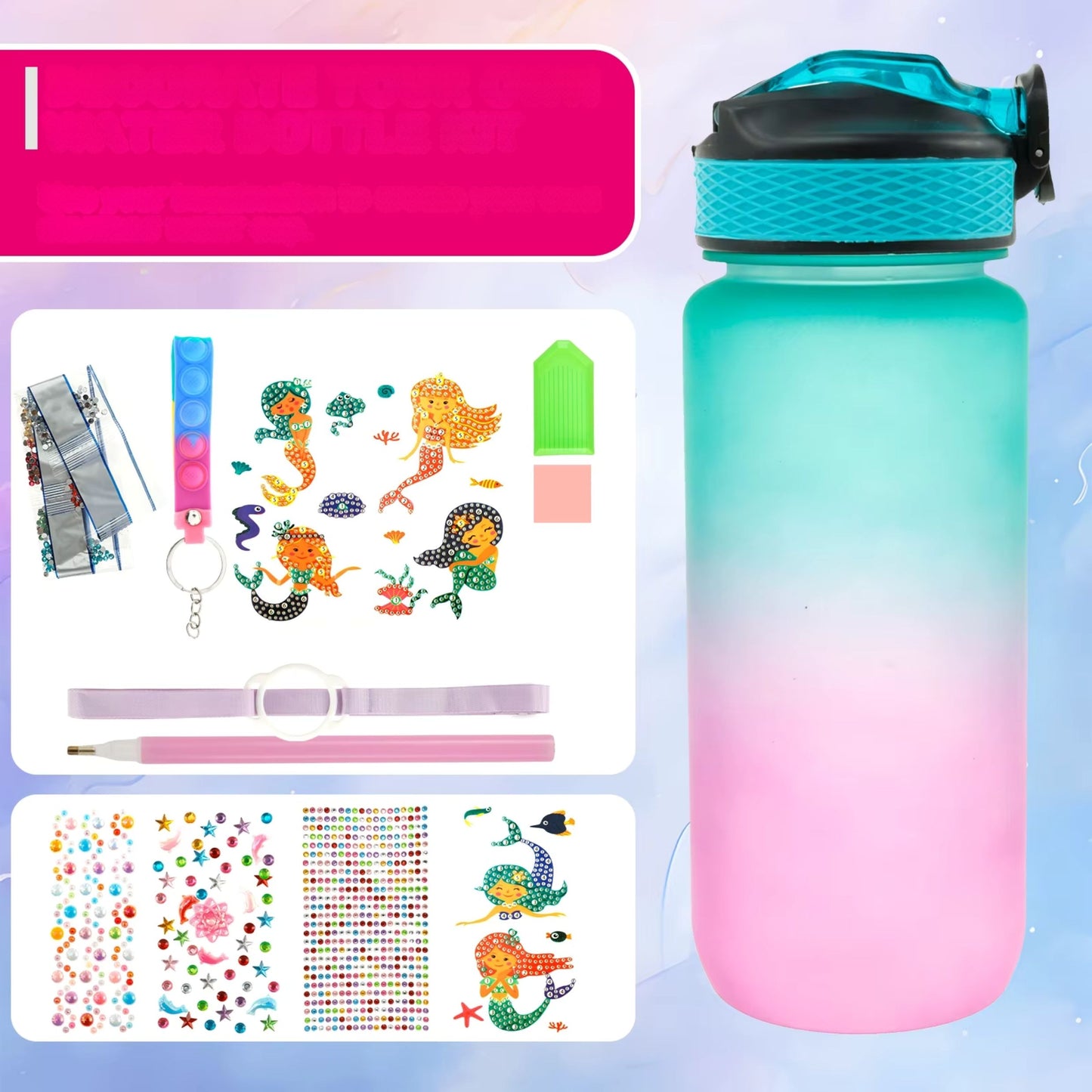 Decorate Your Own Water Bottle Kits