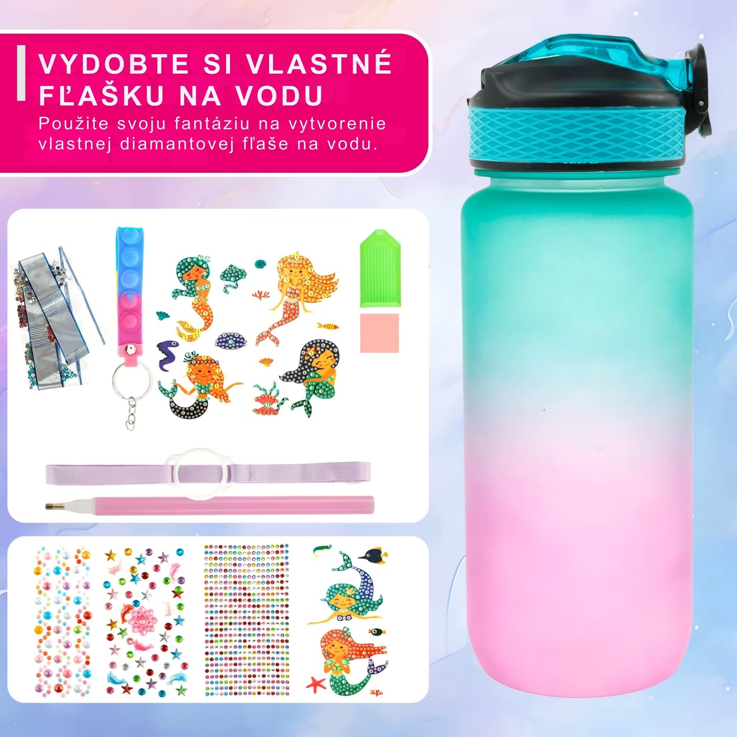 Decorate Your Own Water Bottle Kits