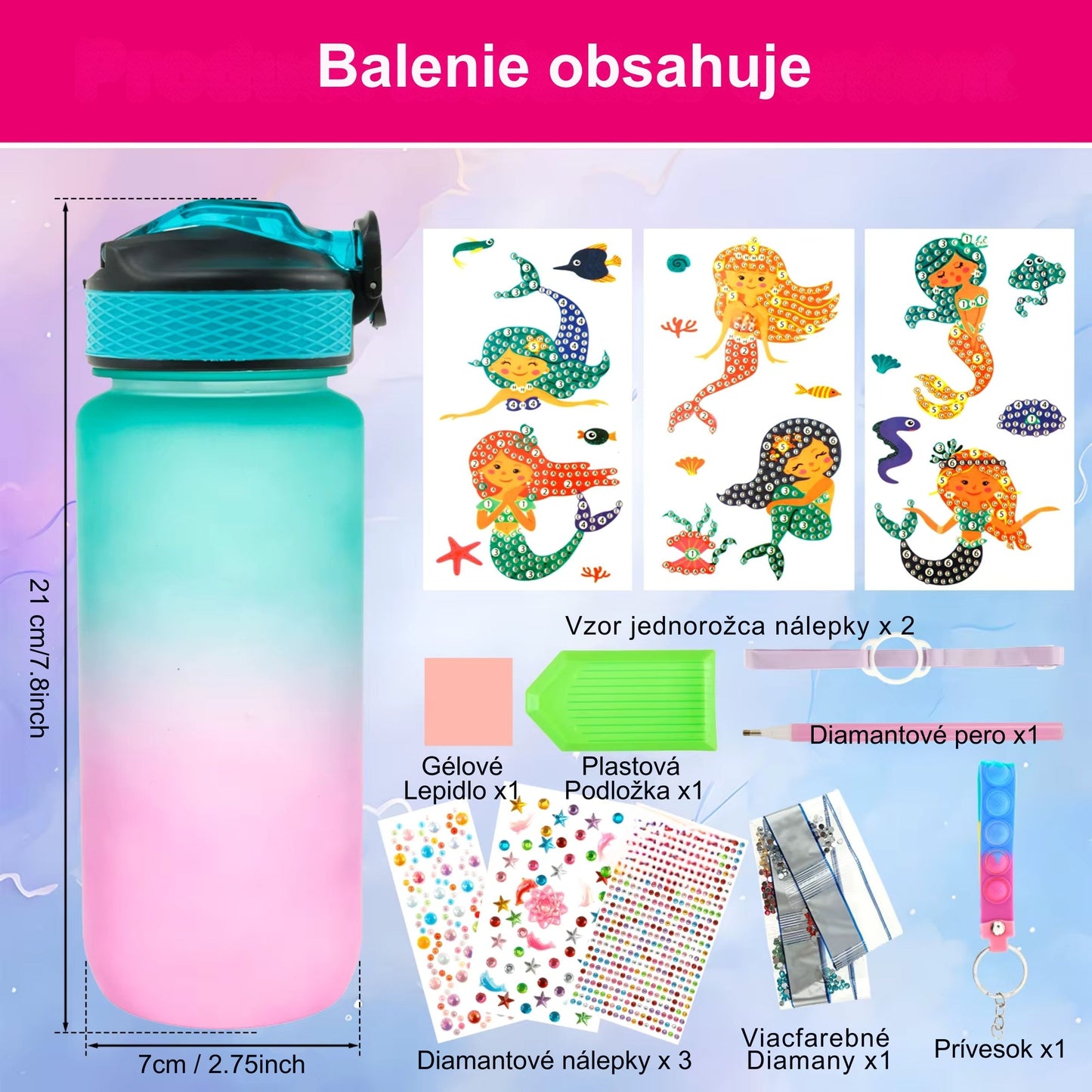Decorate Your Own Water Bottle Kits