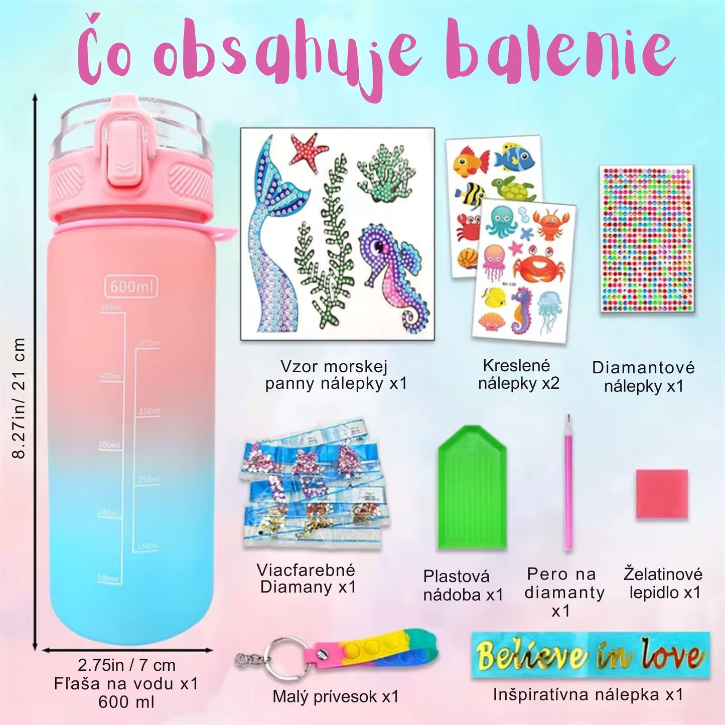 Decorate Your Own Water Bottle Kits