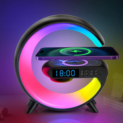 G-LAMP Light Up Wireless Speaker Intelligent LED Table Lamp with Bluetooth charging